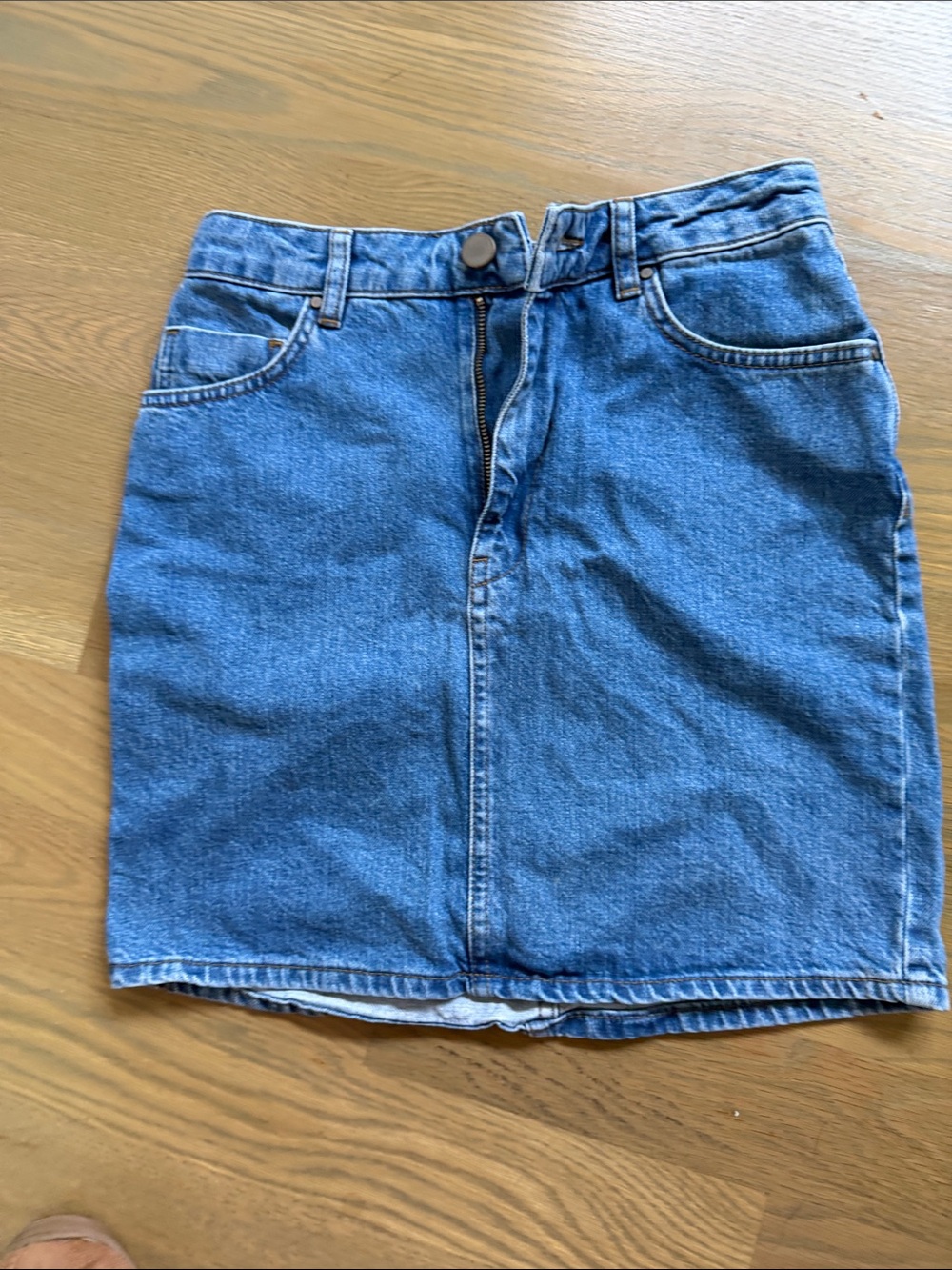 ASOS Blue Denim Mini Skirt